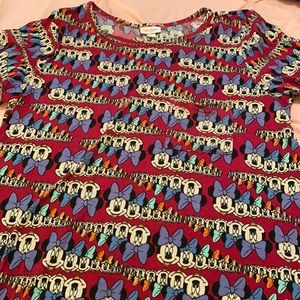Lularoe Minnie Mouse Carly swing dress!